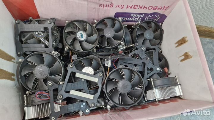 Коробка целая кулеров