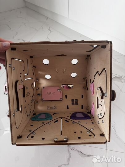 Бизиборд домик со светом 