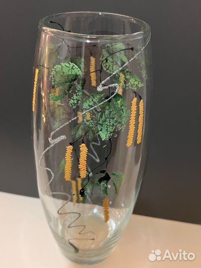 Ваза для цветов с рисунком