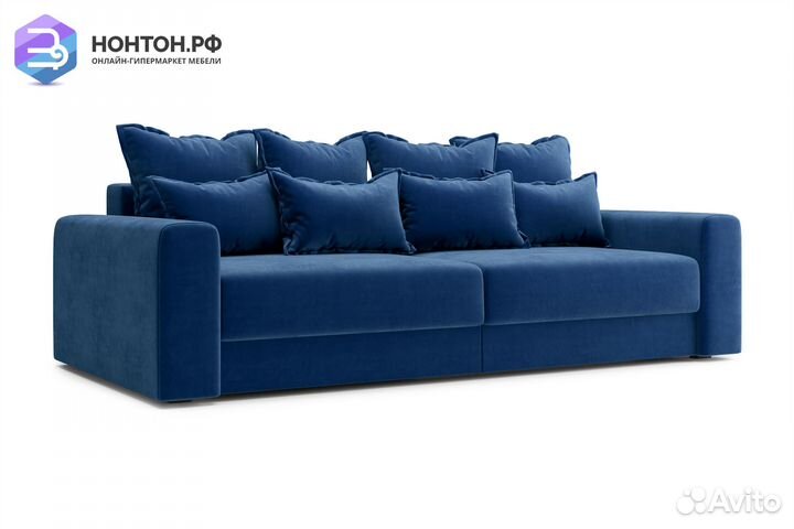 Диван тик-так Омега темно-синий