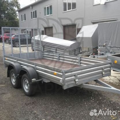 Прицеп с трапом мзса 817732.022 для заезда и съезд
