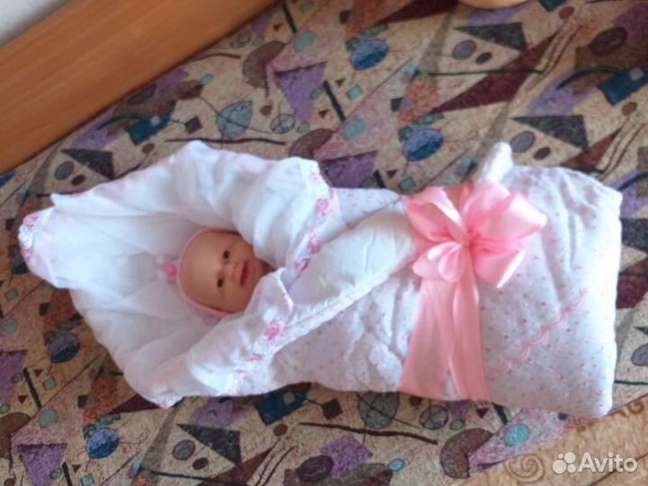 Конверт на выписку зимний для девочки