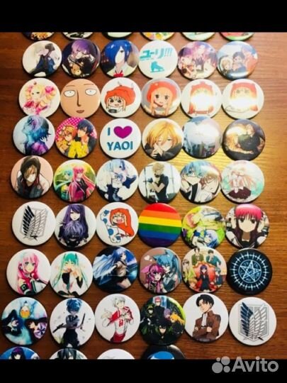 Аниме значки