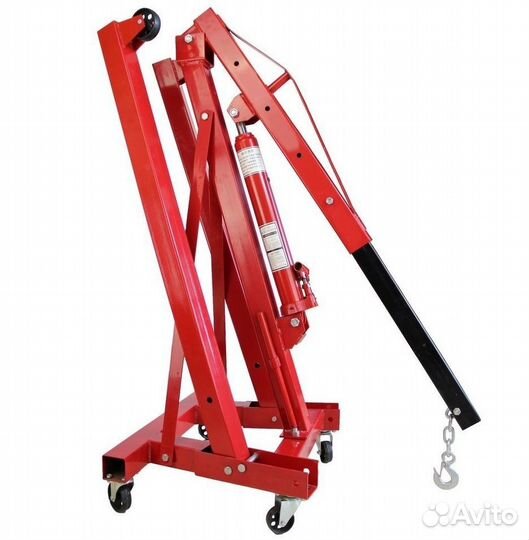 Кран гаражный гидравлический 1 т TS0401B, складной