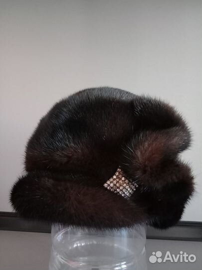 Шапка норковая женская