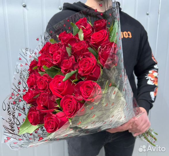 Розы с доставкой 25 шт