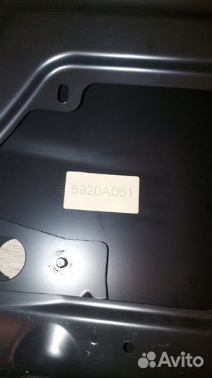 Крышка багажника под спойлер lancer x