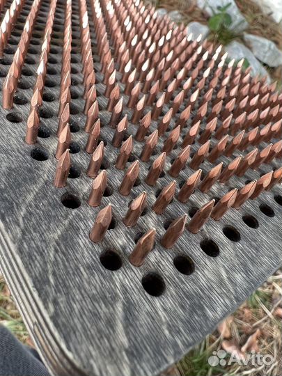 Доска садху медная с медными гвоздями