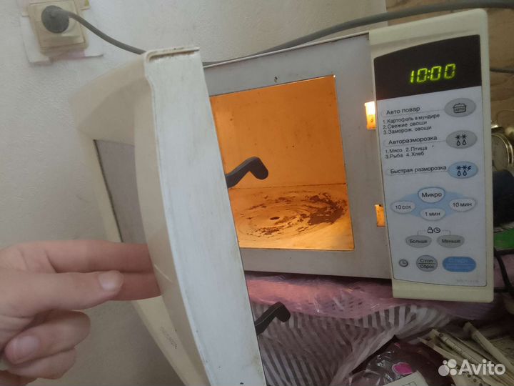Микроволновая печь бу рабочая