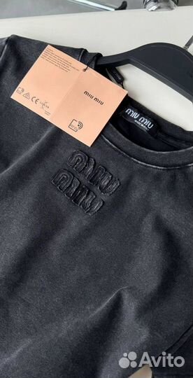 Miu Miu футболка стильная (хит 2024)