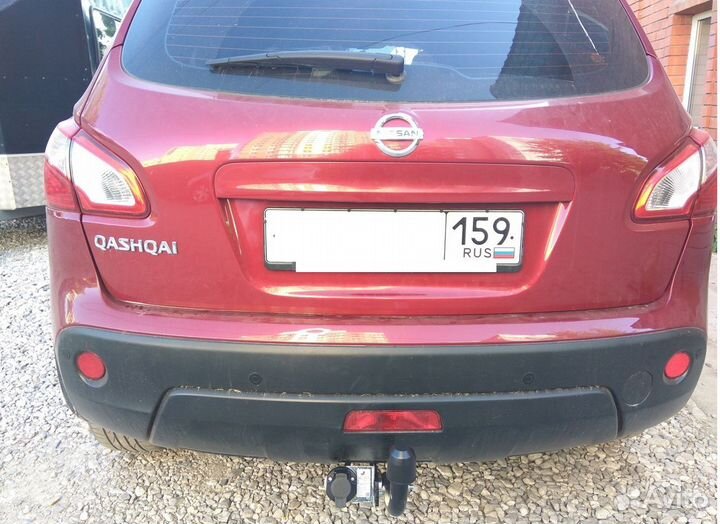 Фаркоп Лидер-Плюс для Nissan Qashqai / Qashqai+ 2