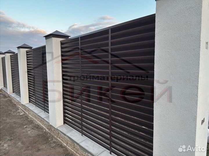 Забор жалюзи