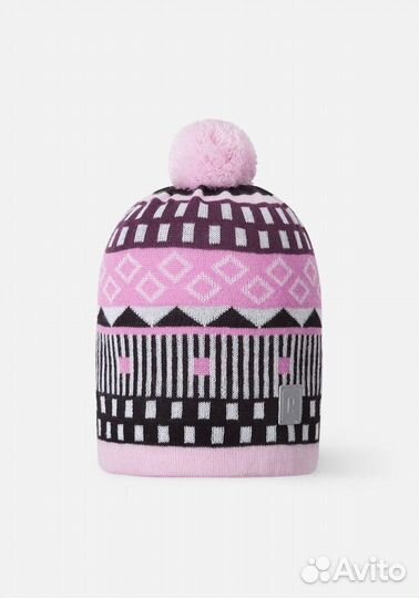 Шапка-бини Reima Tipla Розовая 52