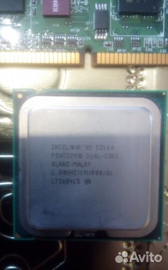 Процессор Intel dual core E2160