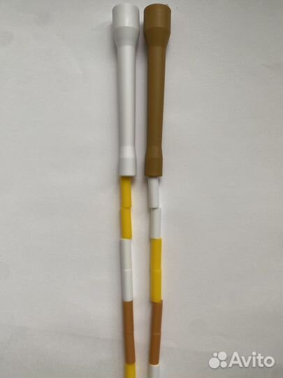 Бисерная скакалка с короткими ручками