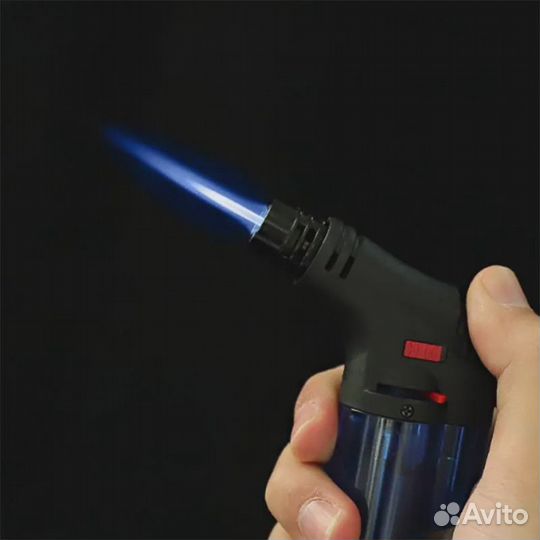 Турбо-зажигалка горелка газовая заправляемая