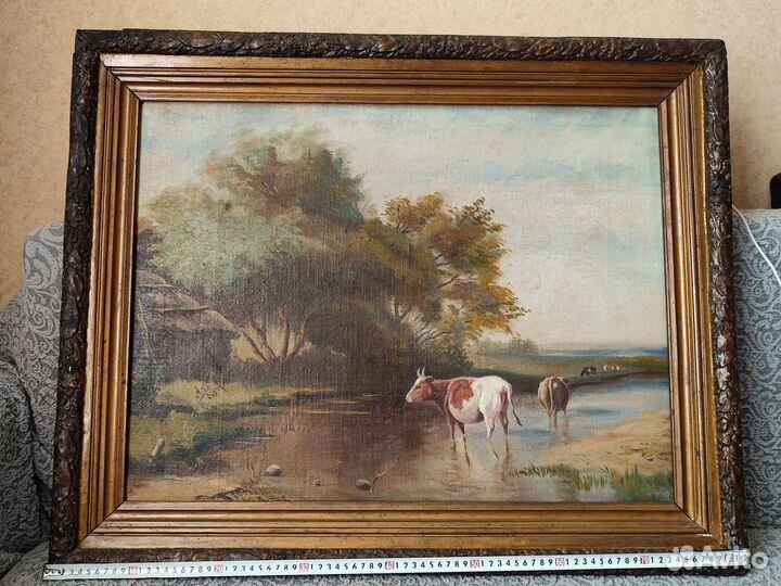 Картина маслом. Холст. До 1917 года