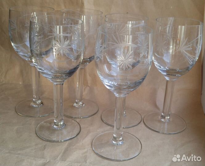 6 бокалов СССР