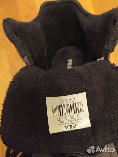 Кроссовки мужские fila 44размер