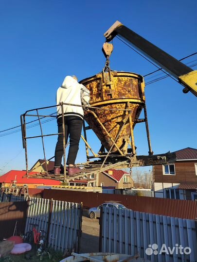 Рюмка, бадья для бетона