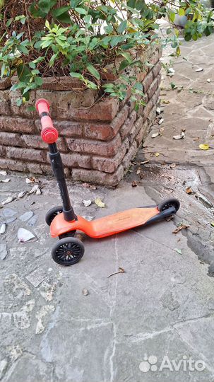 Самокат детский трехколесный бу