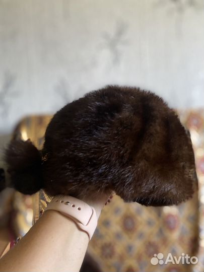 Берет женский норковый