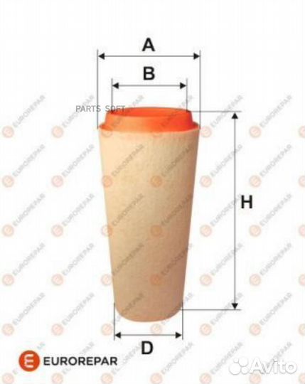 Eurorepar E147310 Фильтр воздушный BMW E46/E39/E38