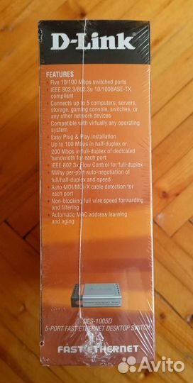 Коммутатор D-link DES-1005D