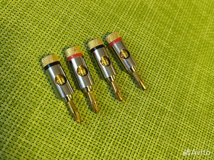 Коннекторы банан акустические