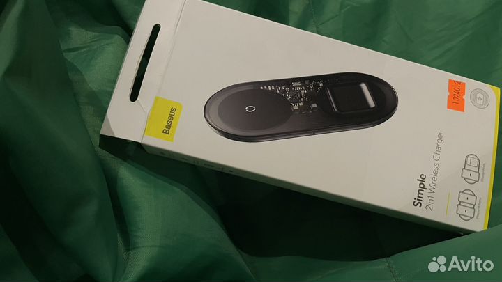 Baseus 2 в 1 беспроводная зарядка