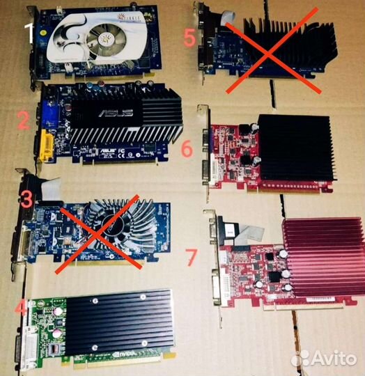 Видеокарты от 512мб до 8гб