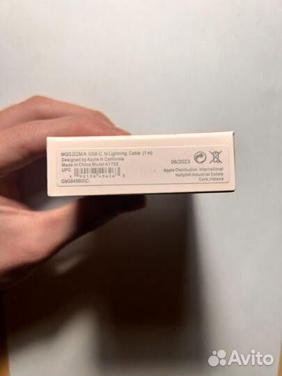 Кабель для iPhone оригинал type c