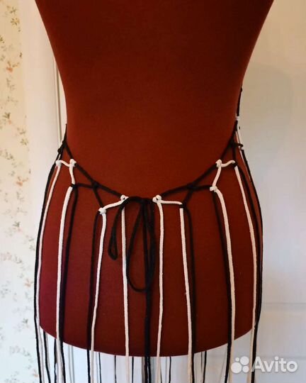 Платье топ макраме