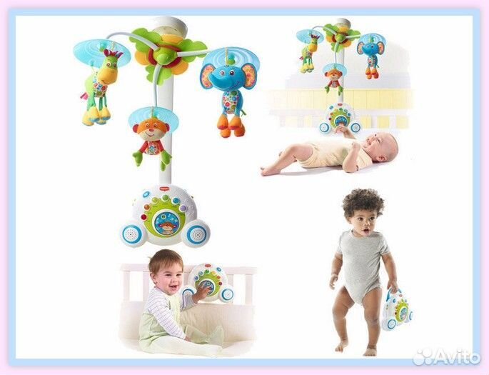 Tiny Love Музыкальная карусель с подсветкой+бумбок