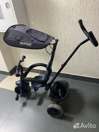 Велосипед коляска с ручкой