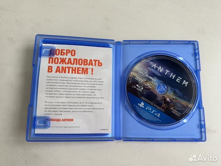Игра ps4 Anthem