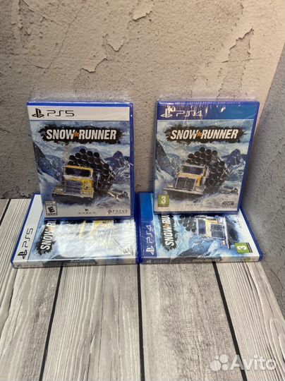 Новый/SnowRunner для ps4/5+доставка