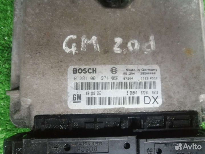 Блок управления двигателем 0281001971 Opel Astra G