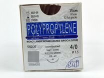 Polypropylene (prolene) 5150120 Полипропилен 4/0