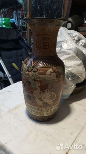 Ваза журавли японская