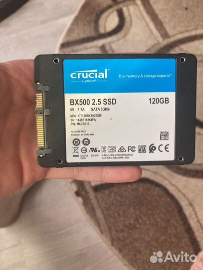 Ssd crucial bx500 120gb