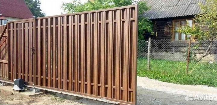 Ворота откатные с монтажом