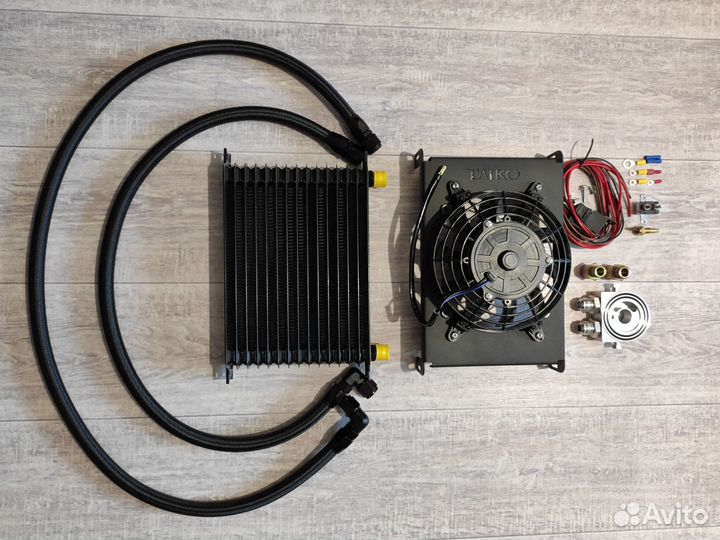 Комплект масляный радиатор с вентилятором