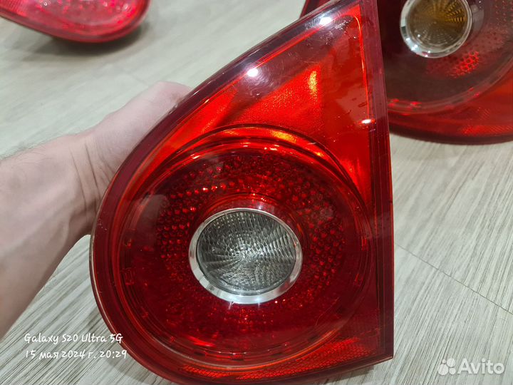 Задние фары на golf 5