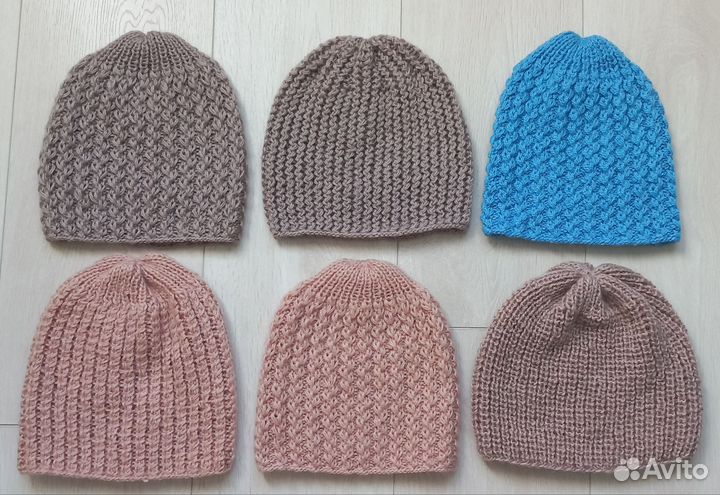 Шапки вязаные