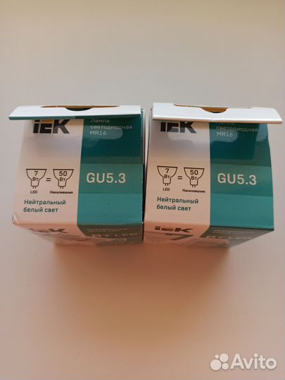 Лампа светодиодная Eco 7Вт MR16 софит 4000К