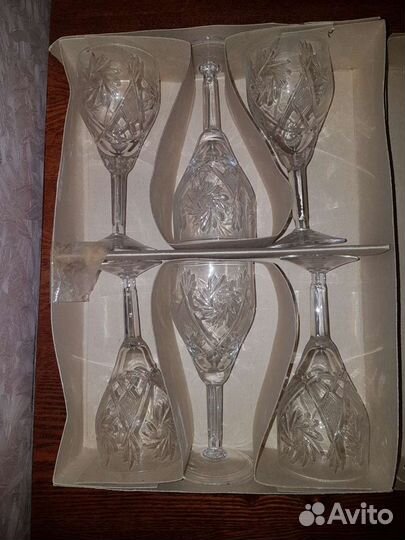 Фужеры хрустальные СССР