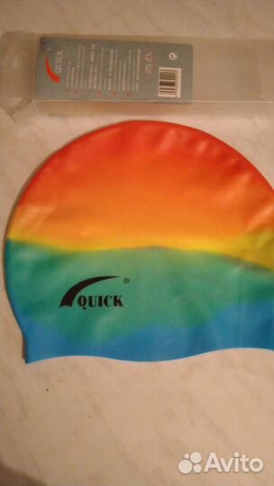 Шапочки для плаванья Quick и Fashy