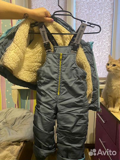 Зимний костюм для мальчика 74 86