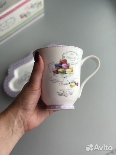 Фарфор, Кружка с блюдцем Nuova R2S, Италия